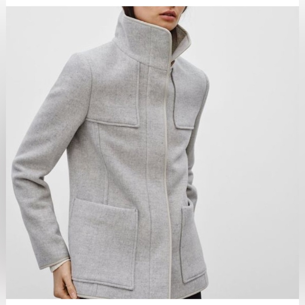 Aritzia Wilfred Italian Wool & Cashmere Coat